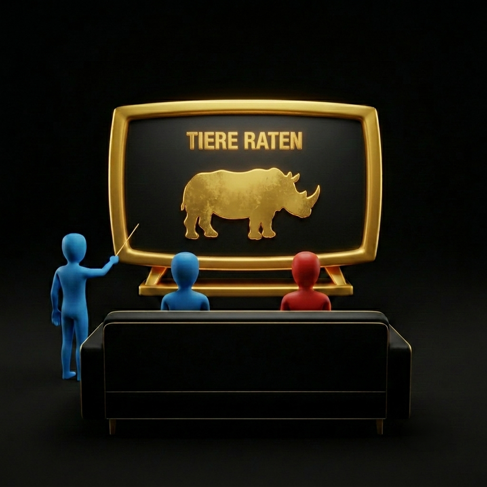 Tiere raten – Wissen-Spiel für die Crew-Cup-Gameshow