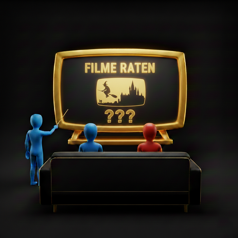 Filme raten – Wissen-Spiel für die Crew-Cup-Gameshow