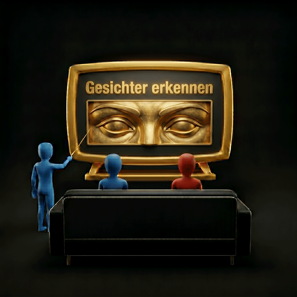Gesichter erkennen – Wissen-Spiel für die Crew-Cup-Gameshow