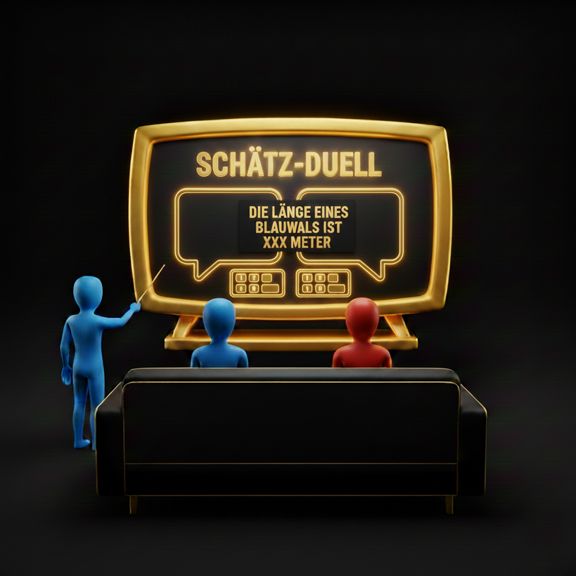 Schätz-Duell – Wissen-Spiel für die Crew-Cup-Gameshow