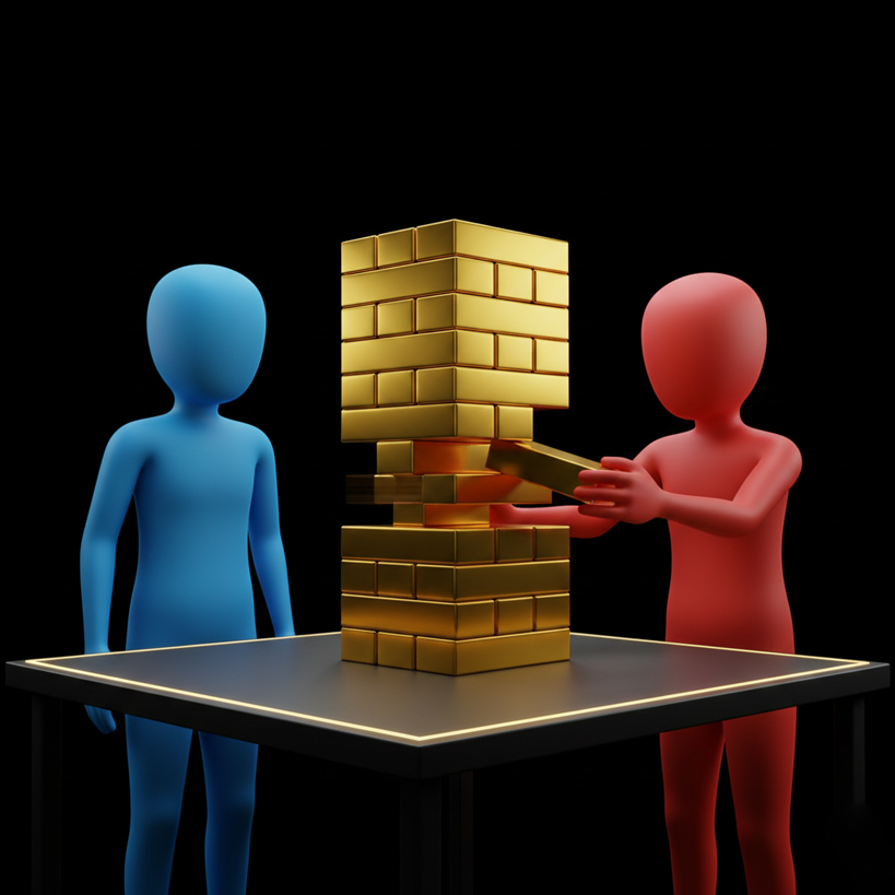Jenga – Geschick-Spiel für die Crew-Cup-Gameshow