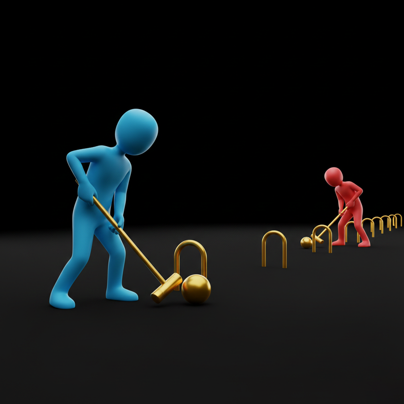 Croquet – Geschick-Spiel für die Crew-Cup-Gameshow